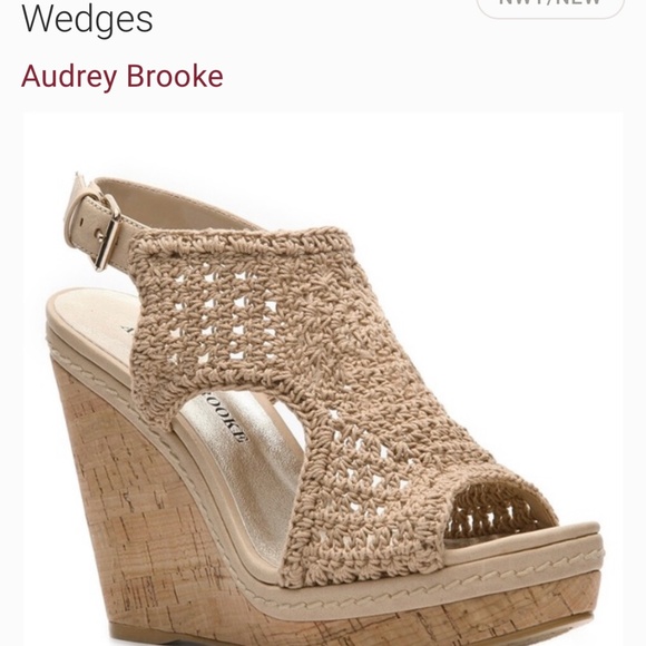 Audrey Brooke wedges size 10 - Picture 1 of 4